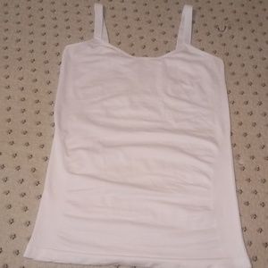 Maternity white tank top